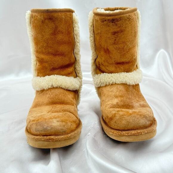 Ugg Australia Carter Women's Size 7 Chestnut Lined Boots 1005803 - Picture 8 of 16